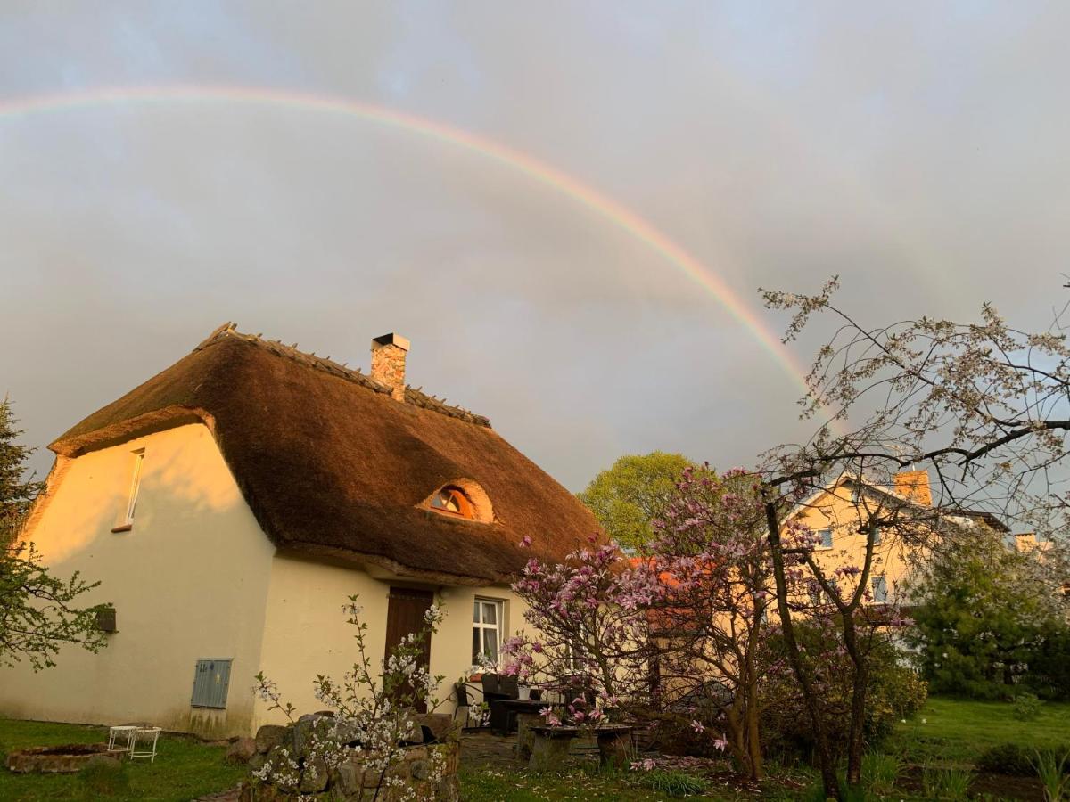 Oaza Pod Strzecha Klimatyczny Dom Z 3 Sypialniami Na Wylacznosc Z Kominkiem I Duzym Ogrodem Ustronie Morskie Buitenkant foto