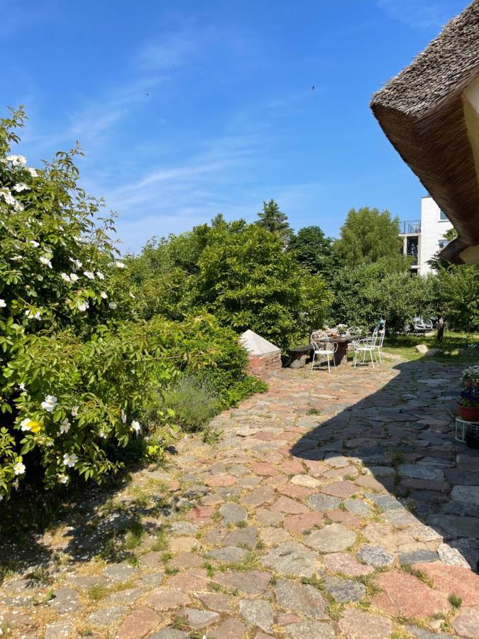 Oaza Pod Strzecha Klimatyczny Dom Z 3 Sypialniami Na Wylacznosc Z Kominkiem I Duzym Ogrodem Ustronie Morskie Buitenkant foto